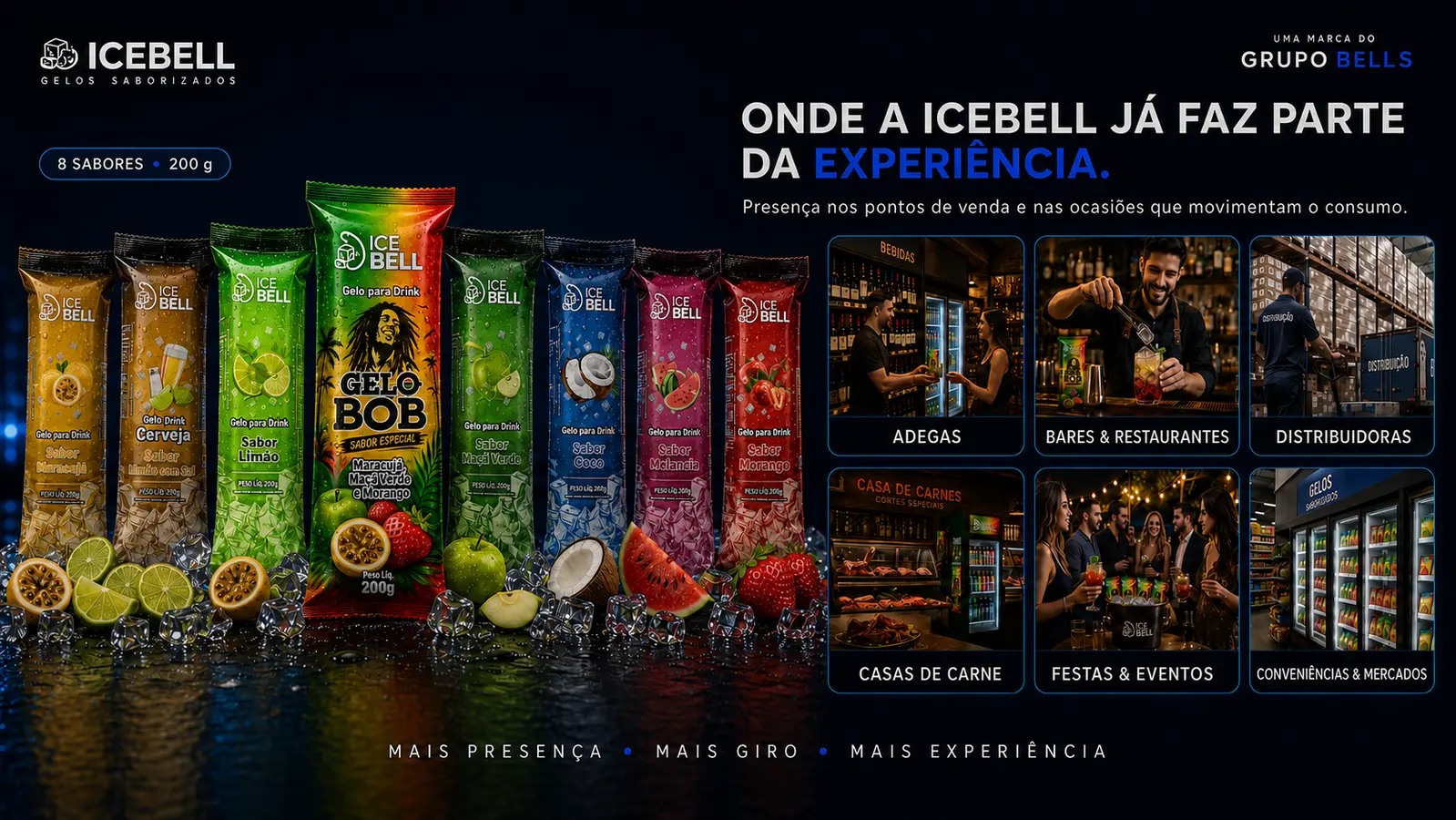IceBell Tropical — embalagem