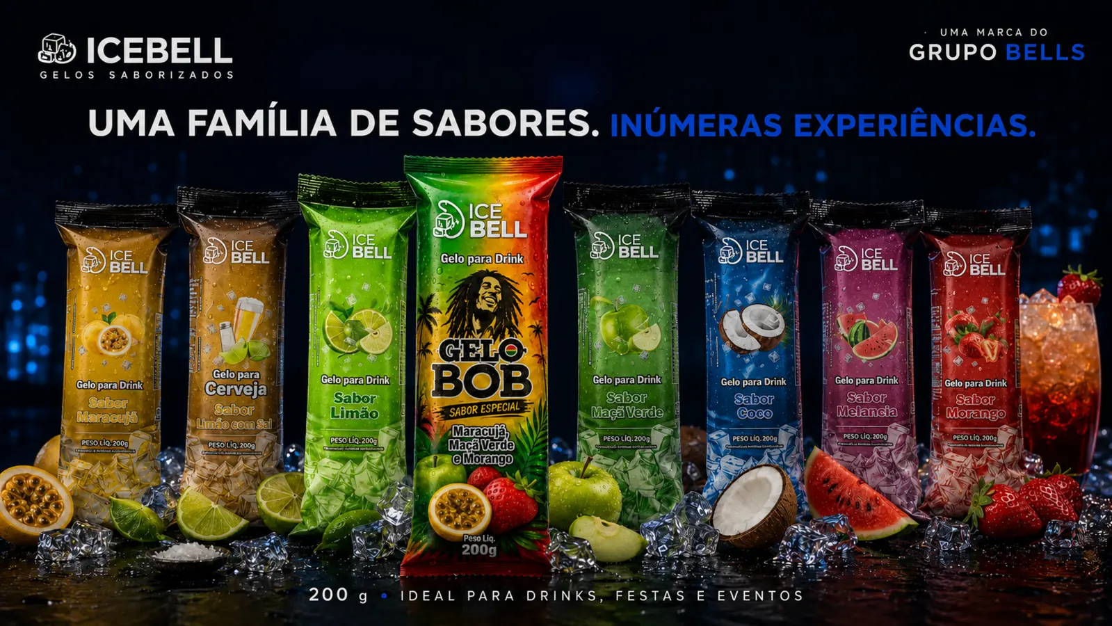 IceBell Morango — embalagem